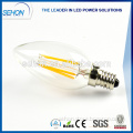 Energy saving e14 led flicker flame candle light bulbs 3w led filament candle light bulb